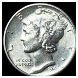 1943-S Silver Mercury Dime GEM BU