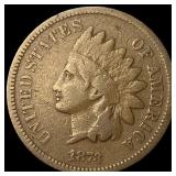 1873 Indian Head Cent LIGHTLY CIRCULATED