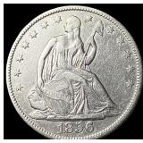 1856-O Silver Half Dollar UNCIRCULATED