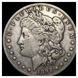1892-S Silver Morgan Dollar NEARLY UNCIRCULATED