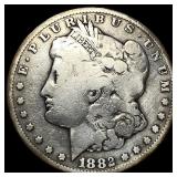 1882-CC Silver Morgan Dollar LIGHTLY  CIRCULATED