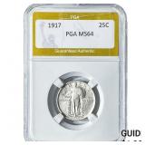 1917 Standing Liberty Quarter PGA MS64
