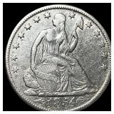 1854-O Silver Half Dollar CLOSELY UNCIRCULATED