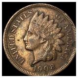 1908 Indian Head Cent CLOSELY UNCIRCULATED
