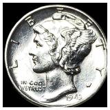 1943-S Silver Mercury Dime UNCIRCULATED