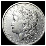 1901-S Silver Morgan Dollar CLOSELY UNCIRCULATED