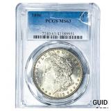 1896 Morgan Silver Dollar PCGS MS63