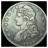 1836 Capped Bust Half Dollar NEARLY UNCIRCULATED