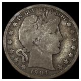 1904-O Silver Barber Half Dollar NICELY  CIRCULAT