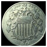 1883 Shield Nickel CLOSELY UNCIRCULATED