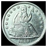 1838 Seated Liberty Half Dime GEM BU