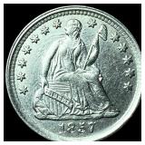 1857 Silver Half Dime UNCIRCULATED