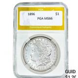 1896 Morgan Silver Dollar PGA MS66