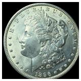 1896 Silver Morgan Dollar UNCIRCULATED