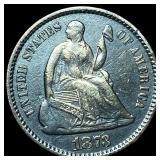 1873 Seated Liberty Half Dime CLOSELY UNCIRCULATED