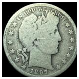 1897-S Silver Barber Half Dollar HIGH GRADE