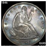 1846 Seated Liberty Half Dollar CHOICE BU PL