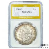 1900-S Morgan Silver Dollar PGA MS65
