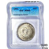 1951 Washington Carver Half Dollar ICG MS65
