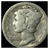 1921 Mercury Dime LIGHTLY CIRCULATED