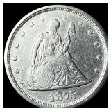 1875-S Silver Twenty Cent Piece UNCIRCULATED
