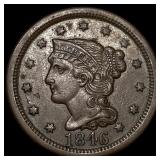 1846 Braided Hair Large Cent UNCIRCULATED