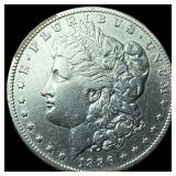 1886-O Silver Morgan Dollar CLOSELY UNCIRCULATED