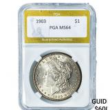 1903 Morgan Silver Dollar PGA MS64