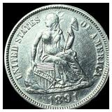 1891-O Silver Seated Liberty Dime UNCIRCULATED