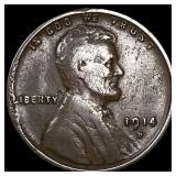1914-D Lincoln Wheat Cent LIGHTLY CIRCULATED
