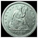 1857 Seated Liberty Quarter CLOSELY UNCIRCULATED