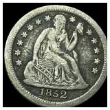 1852-O Silver Seated Liberty Dime LIGHTLY CIRCULAT