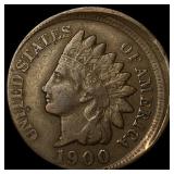 1900 Indian Head Cent NEARLY UNCIRCULATED