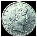 1915 Barber Silver Quarter UNCIRCULATED