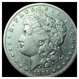 1896-S Silver Morgan Dollar LIGHTLY CIRCULATED