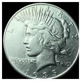 1935 Peace Silver Dollar CLOSELY UNCIRCULATED