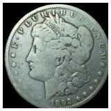 1892-CC Silver Morgan Dollar LIGHTLY CIRCULATED