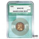 1928 Wheat Cent NTC MS65 RD