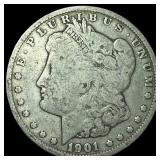 1901 Morgan Silver Dollar LIGHTLY CIRCULATED