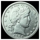 1904 Barber Quarter UNCIRCULATED