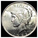 1922 Silver Peace Dollar UNCIRCULATED