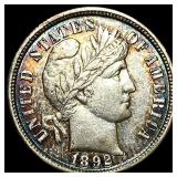1892 Silver Barber Dime UNCIRCULATED