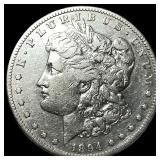 1894-S Silver Morgan Dollar NEARLY UNCIRCULATED