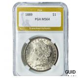 1889 Morgan Silver Dollar PGA MS64