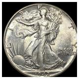1942 Silver Half Dollar Walking Liberty UNCIRCULAT