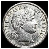 1911 Barber Dime CHOICE AU