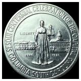 1936 Silver Columbia Sesquicentennial Half Dollar