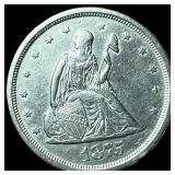 1875 Seated Liberty Twenty Cents UNCIRCULATED