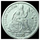 1876 Seated Liberty Dime NEARLY UNCIRCULATED