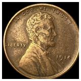 1914-S Lincoln Wheat Cent CLOSELY UNCIRCULATED